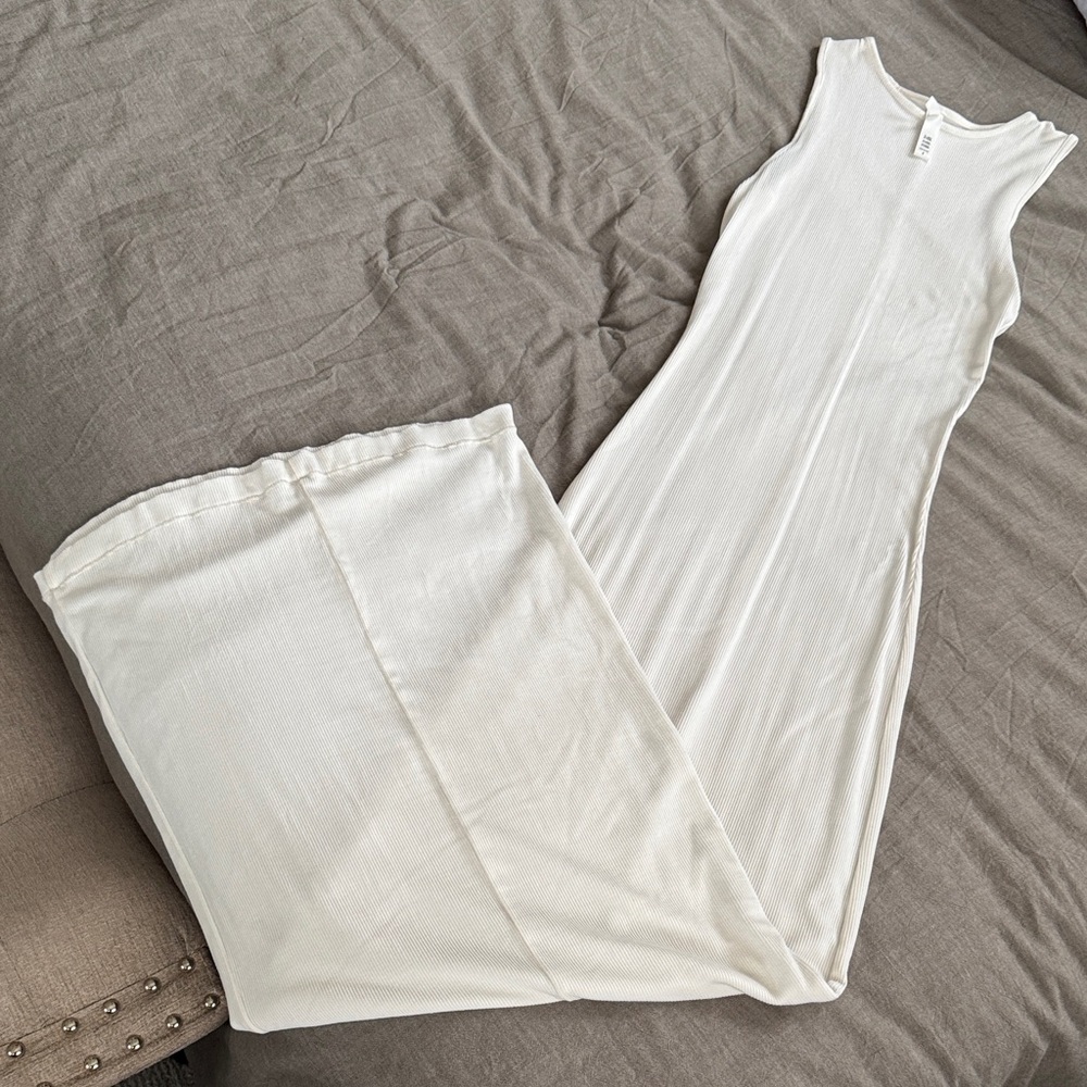 SKIMS White Maxi Dress